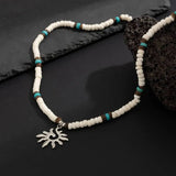 Terra Bead Wooden Choker Necklace