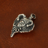 Colgante Corazón Melocotón Payaso Relieve