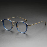 Retro Acetate Titanium Style Eyeglasses