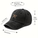 Leopard Star Printed Baseball Cap