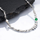 Hip-Hop Irregular Metal Beads Necklace