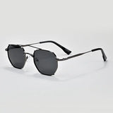 Double Beam Pilot Driving Alloy Sunglasses