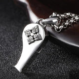Mantra Blowable Whistle Pendant