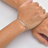 Hip Hop Double Layer Snake Chain Bracelet
