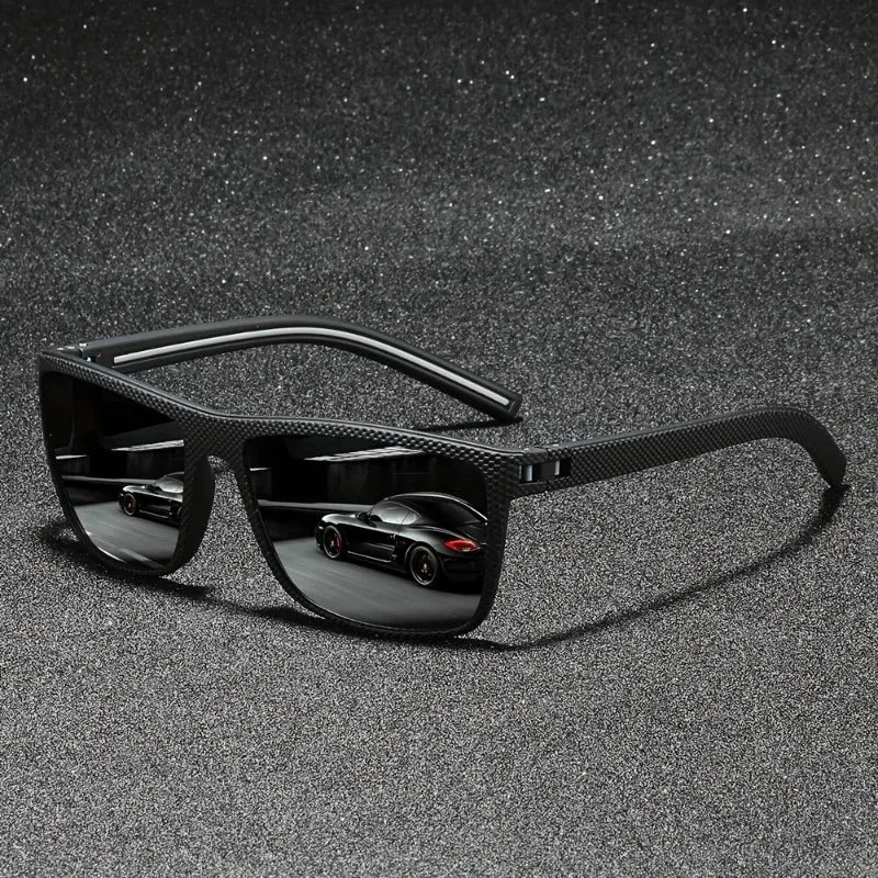 Modern Mirror Rectangle Men's Sunglasses