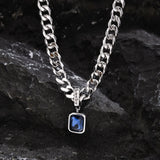 Dark Horizon Curb Chain Necklace