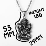 Hinduism Ganesha Stainless Steel Necklace