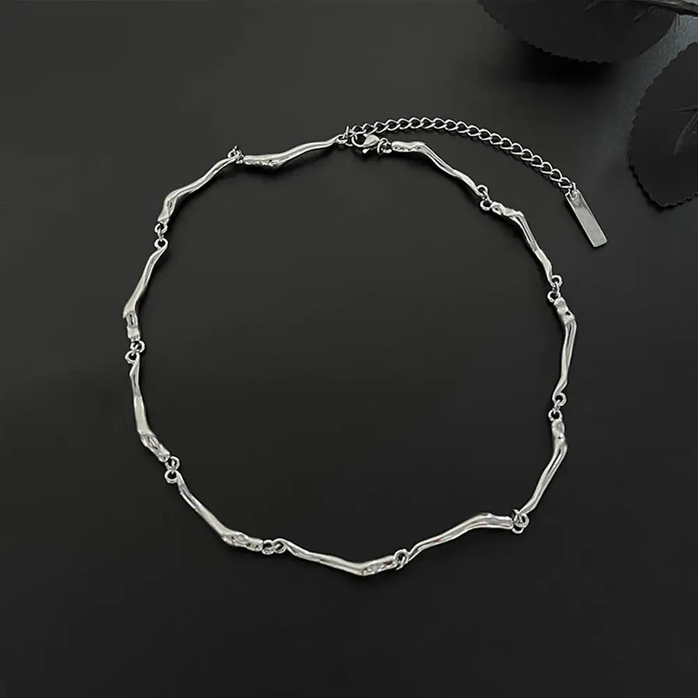 Hip Hop Irregular Wave Necklace