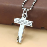 Half-Skull Cross with Letter Pendant