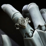 Retro Cyber Punk Skeleton Ring