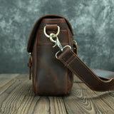 Vintage Genuine Leather Men's Shoulder Bag