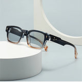 Retro Square Gradient Shades Sunglasses