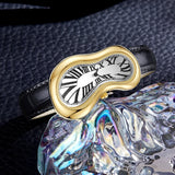 Irregular Shaped Melting Twisted Watch