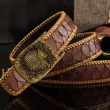 Classy Indian Tribes Leather Belt
