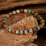 Natural Shoushan Stone Beads Bracelet