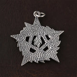 Hollow Hexagram Spiral Dragon Pendant