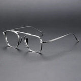 Square Single Beam Pilot Optical Eyeglasses