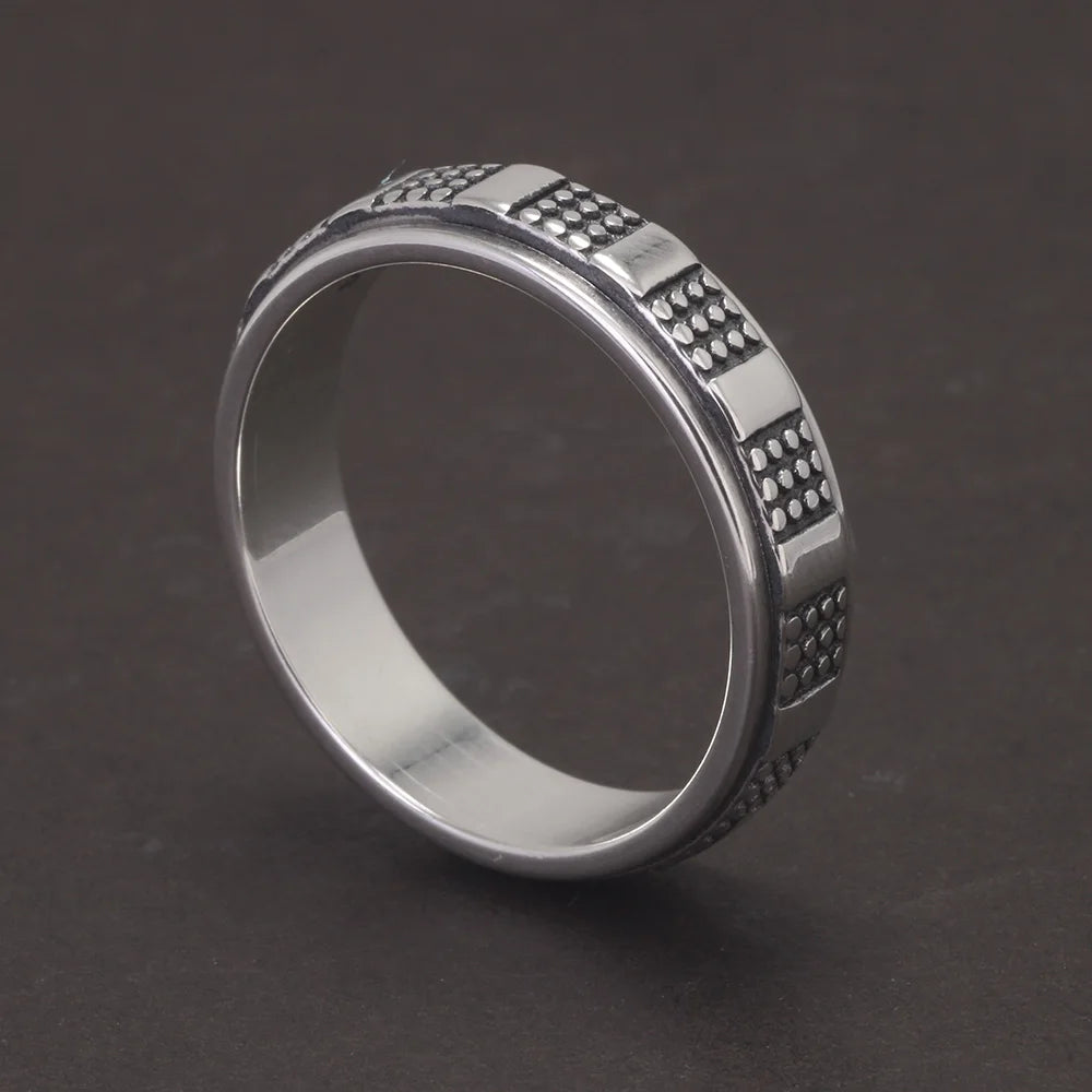 Revolving Ring Silver Revolving Cross Silver Ring – Taraiga