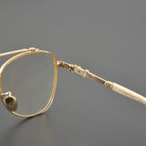 Aviator Acetate Titanium Fashion Eyeglasses