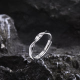 Men's Simple Twisted Adjustable Ring