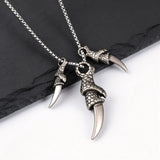 Rock Punk Dragon Claws Necklace