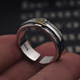 Bague en argent antique Horus