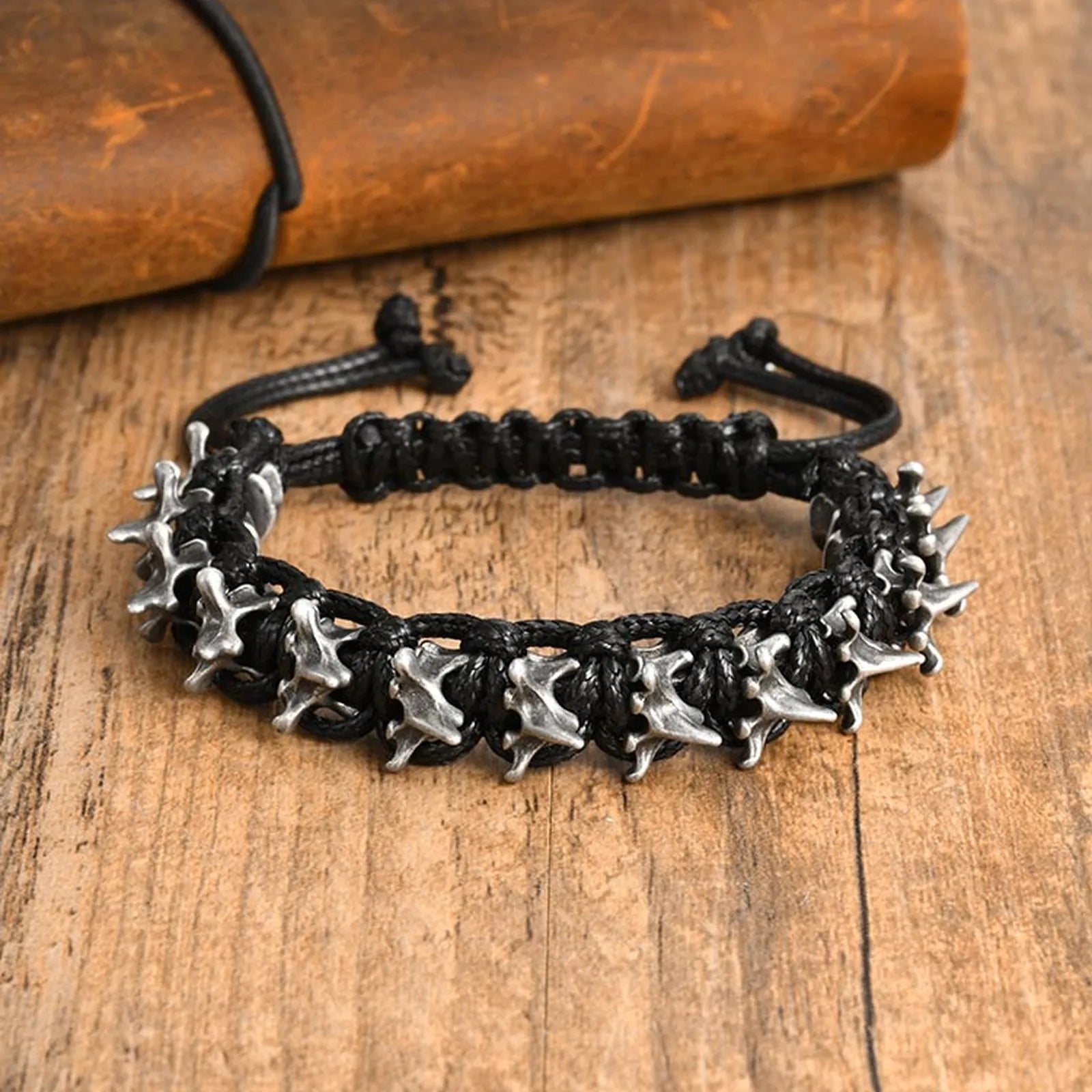Rock Punk Dragon Spine Woven Bracelet