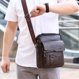 Vintage-Style Leather Sling Bag