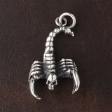 Scorpion Skull Sterling Silver Pendant