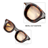 Hip Hop Style Round Acetate Sunglasses