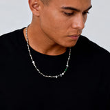 Hip-Hop Irregular Metal Beads Necklace