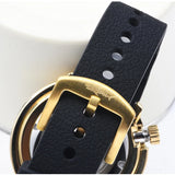 Luxury Round Numberless Men's Watch