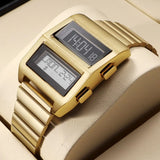 Cyberpunk Dual-Screen Digital Watch