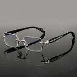 Luxury Metal Temple Frameless Eyeglasses
