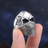 Gothic Skull Mask Ring