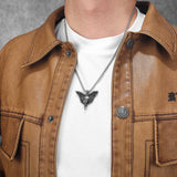 الفولاذ المقاوم للصدأ قلادة قلادة الغراب