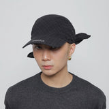Gorra estilo bufanda a cuadros para exteriores