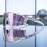 Polarized Outdoor Multicolor Goggle Sunglasses