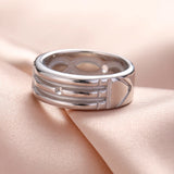 Teamer Wide Stainless Steel Minimalist Ring