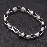Punk Skull Hollow Chain Bracelet