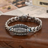 Revolving Oval Retro Geometric Bracelet