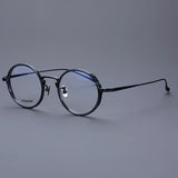 Vintage Round Pure Titanium Eyeglasses