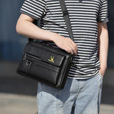 Tas Bahu Kulit PU Penutup Antik