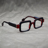 Thick Acetate Square Style Eyeglasses