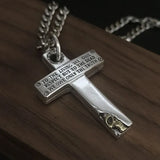 Half-Skull Cross with Letter Pendant