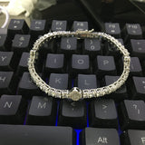 Iced Out Cubic Zirconia Tennis Bracelet