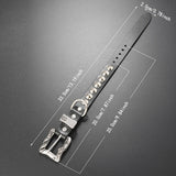 Rock Punk Style Large Buckle Bracelet