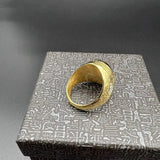 Oval Round Rhinestone Men's Ring