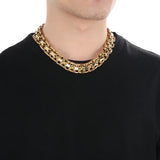 Collier Homme Double Chaîne Zéro