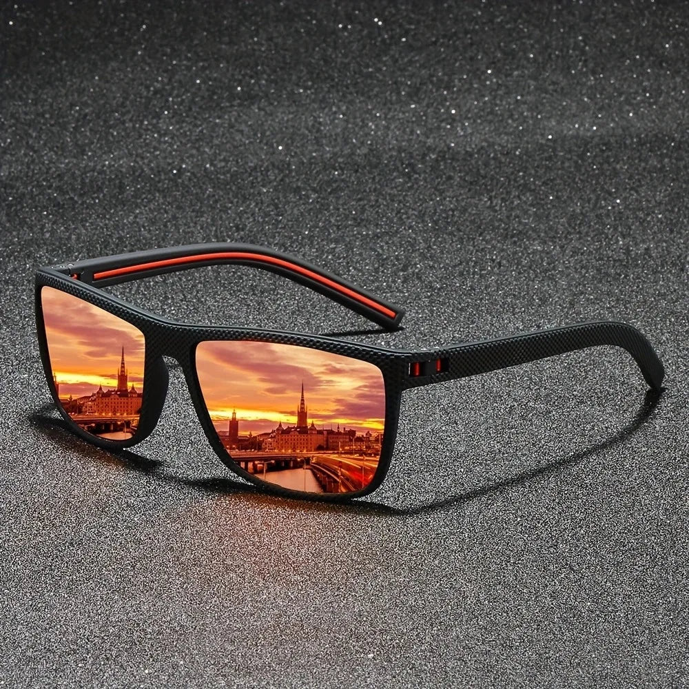 Modern Mirror Rectangle Men's Sunglasses